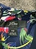 J.Crew 100% Polyester Print Black Casual Dress Size 10 - photo 9