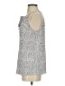 Adrianna Papell Silver Sleeveless Blouse Size S - photo 5