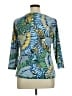 J. McLaughlin Blue 3/4 Sleeve Blouse Size XL - photo 2