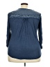 Solitaire Blue 3/4 Sleeve Blouse Size 2X - photo 2