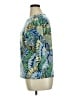 J. McLaughlin Blue 3/4 Sleeve Blouse Size XL - photo 5