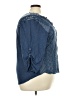 Solitaire Blue 3/4 Sleeve Blouse Size 2X - photo 4