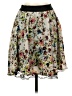 Xhilaration 100% Polyester Floral Ivory Casual Skirt Size S - photo 1