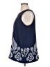 Attitudes by Renee 100% Polyester Blue Sleeveless Blouse Size XL - photo 5