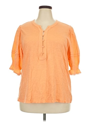 wonderly 3/4 Sleeve Blouse (view 1)