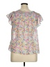 LoveShackFancy 100% Cotton Floral Pink Sleeveless Blouse Size XL - photo 2