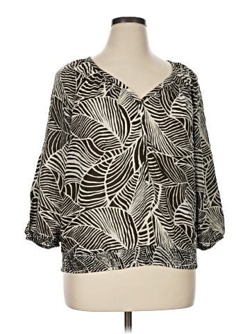 Jones New York Sport 3/4 Sleeve Blouse (view 1)