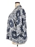 Skye's The Limit 100% Rayon Blue 3/4 Sleeve Button-Down Shirt Size 2X - photo 5