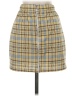 Rainbow Plaid Yellow Casual Skirt Size S - photo 1