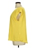 Tacera 100% Polyester Yellow Short Sleeve Blouse Size 1X - photo 5