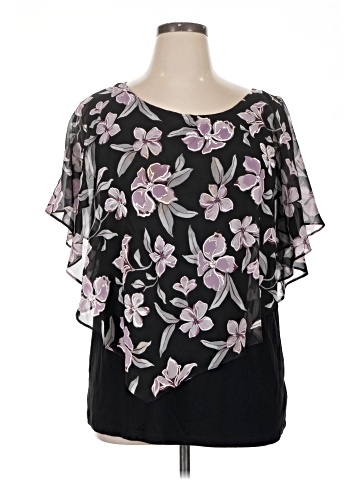 I.N. Studio Short Sleeve Blouse (view 1)