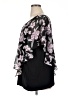 I.N. Studio 100% Polyester Black Short Sleeve Blouse Size 1X - photo 5