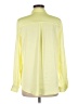 Skies Are Blue Color Block Yellow Long Sleeve Blouse Size M - photo 2