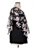 I.N. Studio 100% Polyester Black Short Sleeve Blouse Size 1X - photo 4