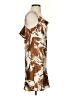 pretty garbage 100% Polyester Graphic Brown Cocktail Dress Size S - photo 4