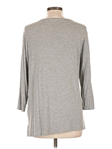 Weekends by Chico's 3/4 Sleeve T-Shirt (view 2)