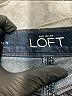 Ann Taylor LOFT Chevron-herringbone Blue Jeans Size 18 (tall) - photo 4