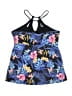 Jasambac Tropical Blue Swimsuit Top Size M - photo 2
