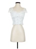 Kirious 100% Nylon Ivory White Short Sleeve Top Size S - photo 1