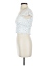 Kirious 100% Nylon Ivory White Short Sleeve Top Size S - photo 5