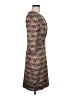 David Meister Argyle Brown Casual Dress Size 6 - photo 4