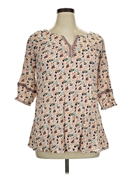 Indigo Soul 3/4 Sleeve Blouse (view 1)