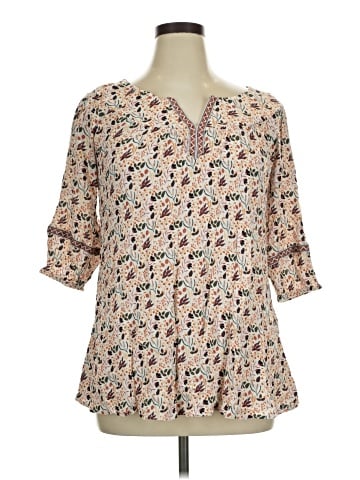 Indigo Soul 3/4 Sleeve Blouse (view 1)