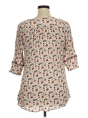 Indigo Soul 3/4 Sleeve Blouse (view 2)