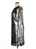 Boohoo 100% Polyester Metallic Silver Cocktail Dress Size 18 - photo 5