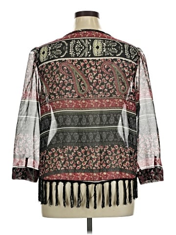Earthbound Trading Co. 3/4 Sleeve Blouse (view 2)