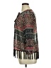 Earthbound Trading Co. 100% Polyester Paisley Black 3/4 Sleeve Blouse Size XL - photo 5