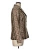 Teri Jon by Rickie Freeman Plaid Brown Blazer Size 12 - photo 4