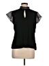 Belldini Black Short Sleeve Blouse Size L - photo 1