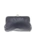 Unbranded 100% Leather Solid Black Gray Leather Clutch One size - photo 1