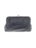 Unbranded 100% Leather Solid Black Gray Leather Clutch One size - photo 2