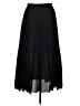 Max Studio 100% Polyester Solid Black Formal Skirt Size M - photo 2