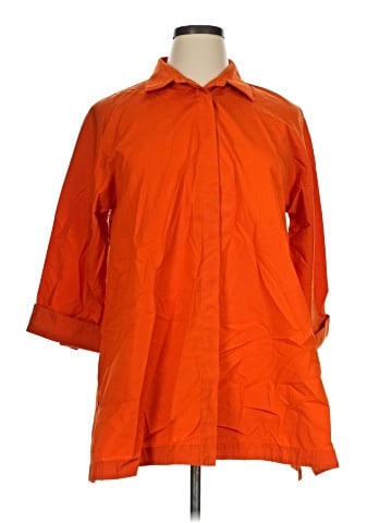 Max Mara 3/4 Sleeve Button-Down Shirt (view 1)