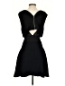 Maje Solid Black Cocktail Dress Size Med (2) - photo 2