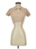 Shein Tan Short Sleeve Top Size S - photo 1