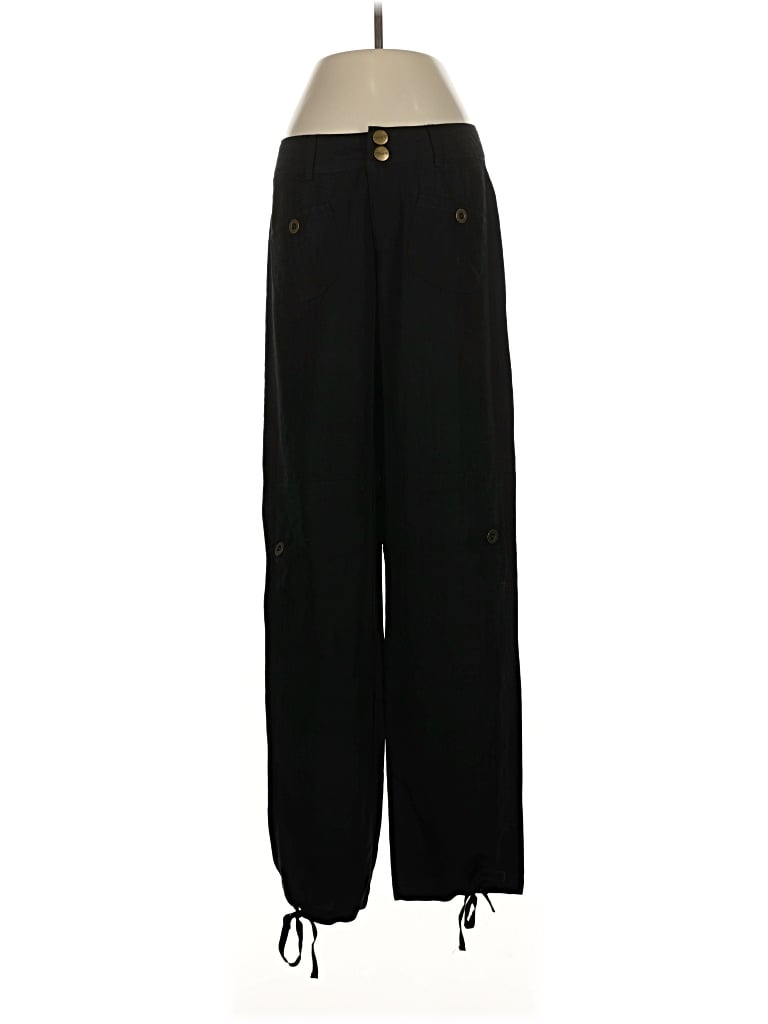 Pre-owned Tulle Casual Pants In Black