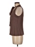 AKRIS 100% Silk Brown Sleeveless Silk Top Size 8 - photo 5