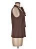 AKRIS 100% Silk Brown Sleeveless Silk Top Size 8 - photo 4