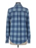 Faherty Checkered-gingham Blue Long Sleeve Blouse Size M - photo 2