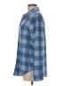 Faherty Checkered-gingham Blue Long Sleeve Blouse Size M - photo 5