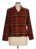 Lady Dorby 100% Acrylic Plaid Red Blazer Size 14W - photo 1