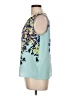 Talbots Outlet 100% Polyester Teal Sleeveless Blouse Size Lg Petite - photo 5