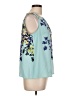Talbots Outlet 100% Polyester Teal Sleeveless Blouse Size Lg Petite - photo 4