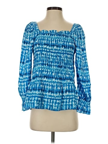 Tru Luxe Jeans Long Sleeve Blouse (view 1)