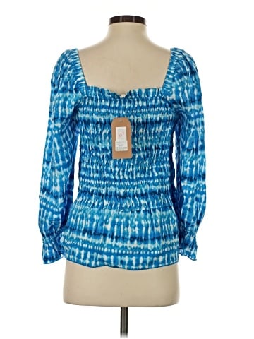 Tru Luxe Jeans Long Sleeve Blouse (view 2)