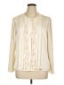 Express 100% Polyester Ivory Long Sleeve Blouse Size XL - photo 1